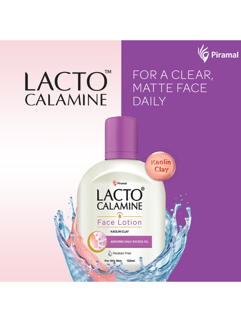 Lacto Calamine Kaolin Clay Daily Moisturizer Face Lotion For Oily Skin -120ml - Image 4