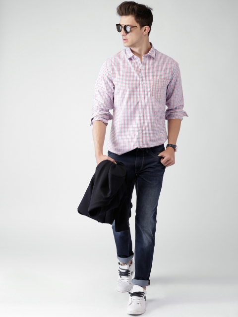 Men Blue Slim Fit Mid-Rise Clean Look Cool Max Jeans