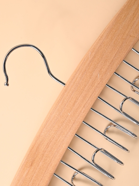 MARKET99 Khaki Solid Belt Hanger Cloth Organizer - Image 4