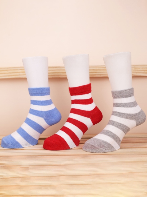 FOOTPRINT 6 Pairs Infant Kids Patterned Ankle-Length Organic Cotton Socks - Image 2