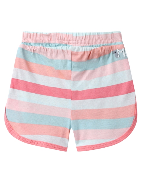 MiArcus Boys Pack of 3 Green & White Cotton Regular Shorts - Image 7