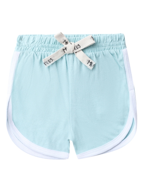 MiArcus Boys Pack of 3 Green & White Cotton Regular Shorts - Image 2