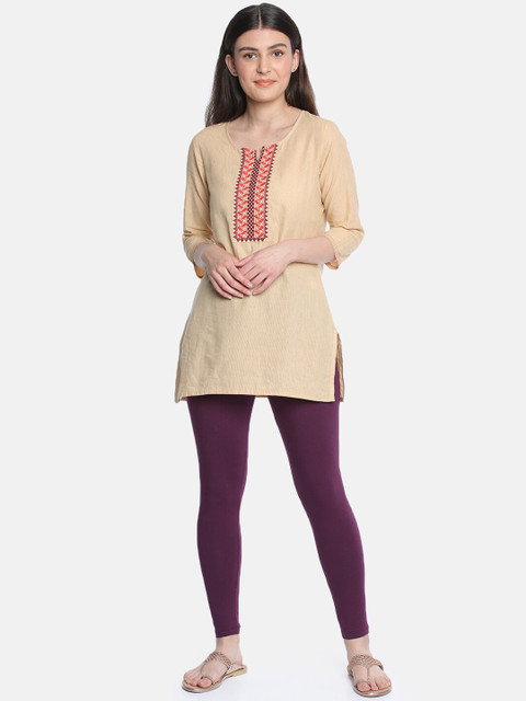 Dollar Missy Women Cotton Super Soft with Super Stretch Ankle Length Leggings - Image 4