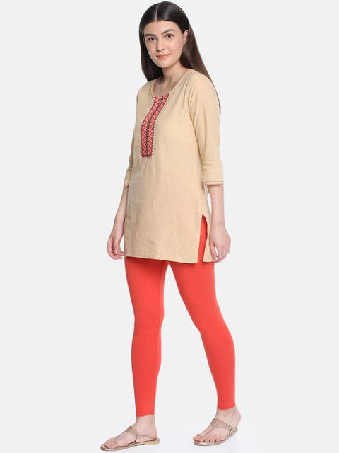 Dollar Missy Women Cotton Super Soft with Super Stretch Ankle Length Leggings - Image 4