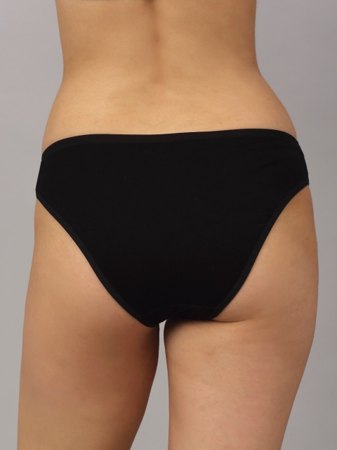 PrettyCat Women Pack of 3 Assorted Solid Seamless Basic Briefs - Image 3
