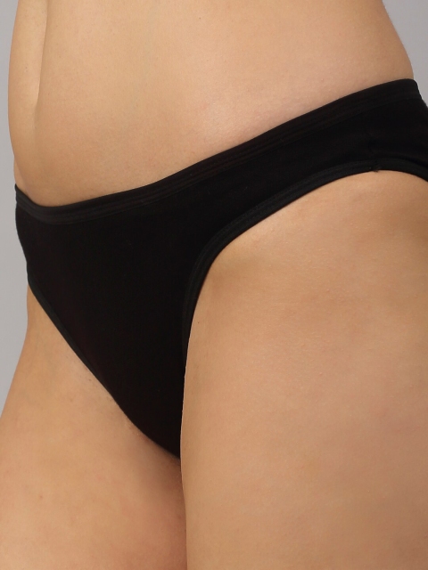 PrettyCat Women Pack of 3 Assorted Solid Seamless Basic Briefs - Image 5