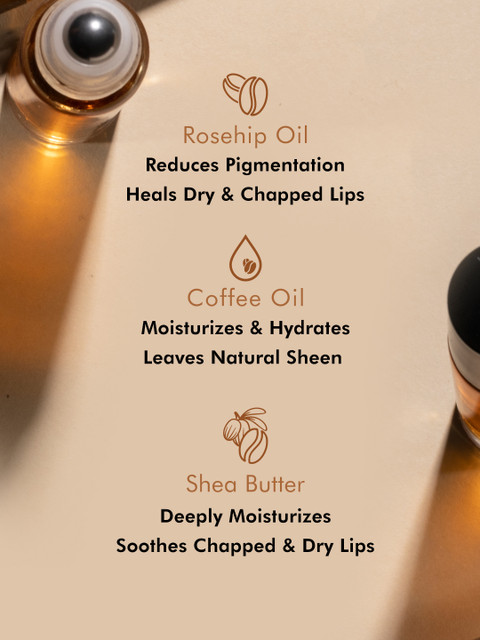 MCaffeine Coffee Lip Polishing Oil for Pigmented & Dry Lips - 10 ml - Image 3