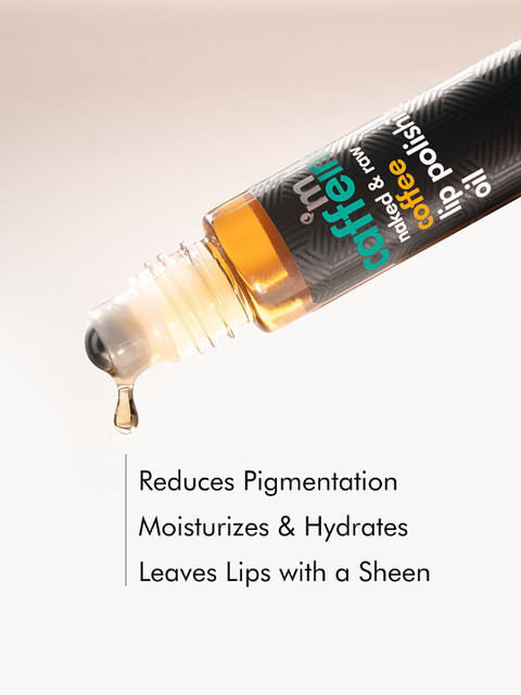 MCaffeine Coffee Lip Polishing Oil for Pigmented & Dry Lips - 10 ml - Image 2