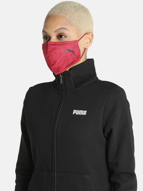 Puma Unisex Red Training Face Mask - Image 3