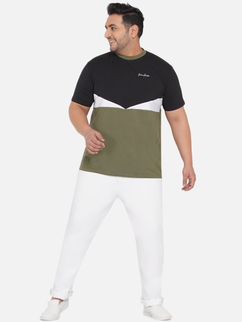 John Pride Plus Size Men White Stretchable Jeans - Image 5