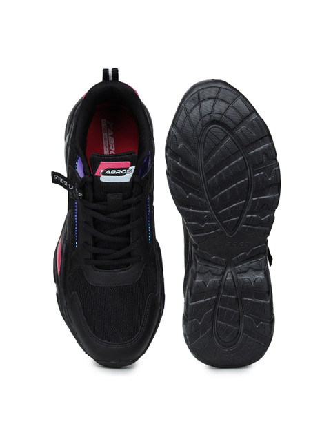 ABROS Women Black Mid-Top Mesh Running Shoes - Image 5