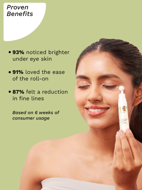 Pilgrim Under Eye Serum Roll-On Retinol & Caffeine for Dark Circles, Wrinkle & Puffiness - Image 4