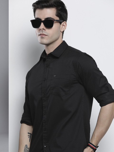 The Indian Garage Co Men Black Casual Regular Fit Shirt