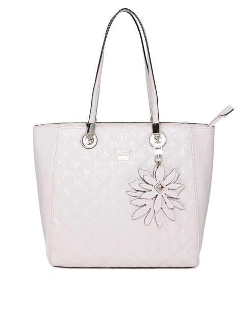 Guess Handbags Price List In India December 2018 Guess Light Pink Logo Textured Quilted Shoulder Bag Image