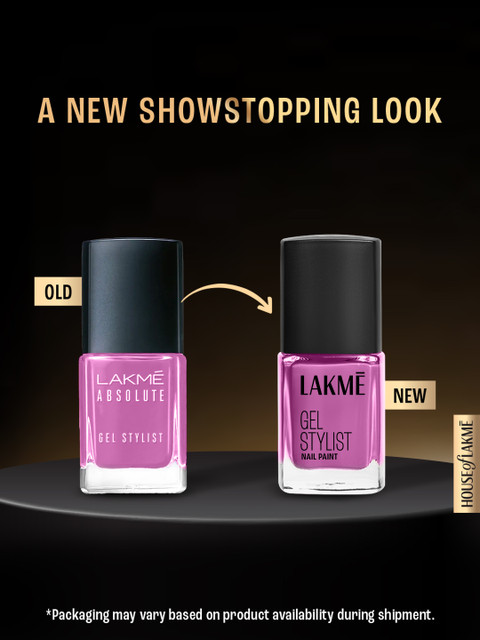 Lakme Absolute Gel Stylist Nail Color With High Gloss Finish 12ml - 98 Verbena - Image 6