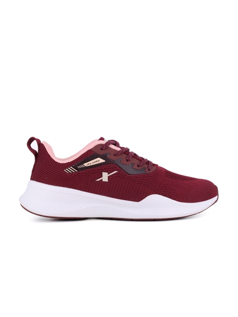 Sparx Women Maroon Mesh Running Non-Marking Shoes - Image 4