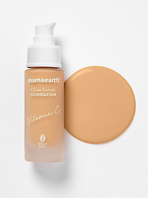 Mamaearth Glow Serum Foundation with Vit.C & Turmeric for 12-Hour Stay 30ml- Beige Glow 05