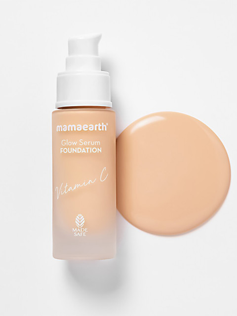 Mamaearth Glow Serum Foundation with Vit. C & Turmeric for 12-Hour Stay 30ml-Ivory Glow 01