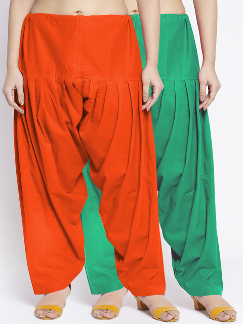 Jinfo Women Pack Of 2 Cotton Salwars