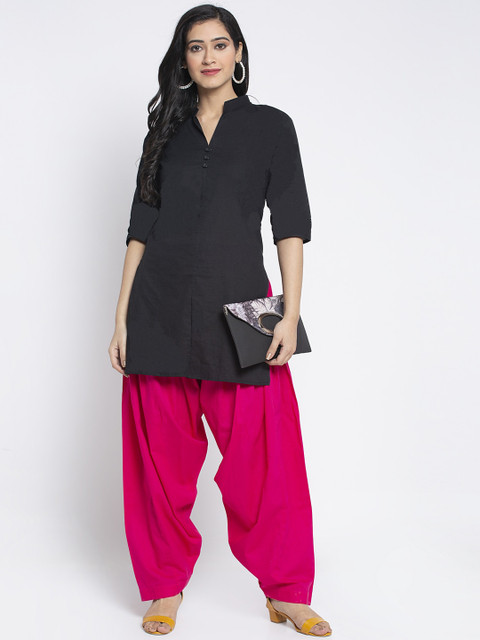 Jinfo Women Pack Of 2 Solid Cotton Salwar - Image 5