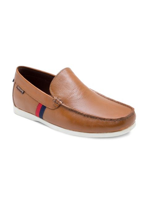 Red Tape Men Tan Brown Solid Loafers