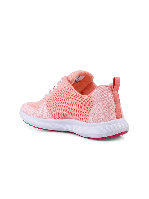 bacca bucci Women Orange Mesh Running Non-Marking Shoes - Image 2