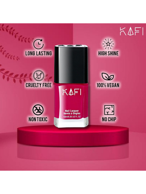 KAFI Shine PRO Long Lasting Nail Lacquer 10ml - Victorious Diva - Image 5