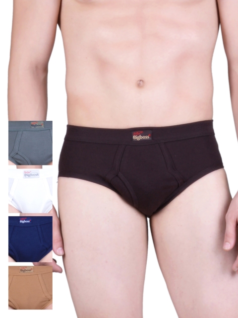 Dollar Bigboss Men Multicoloured Pack of 5 Briefs MDBR-06-PO5-1