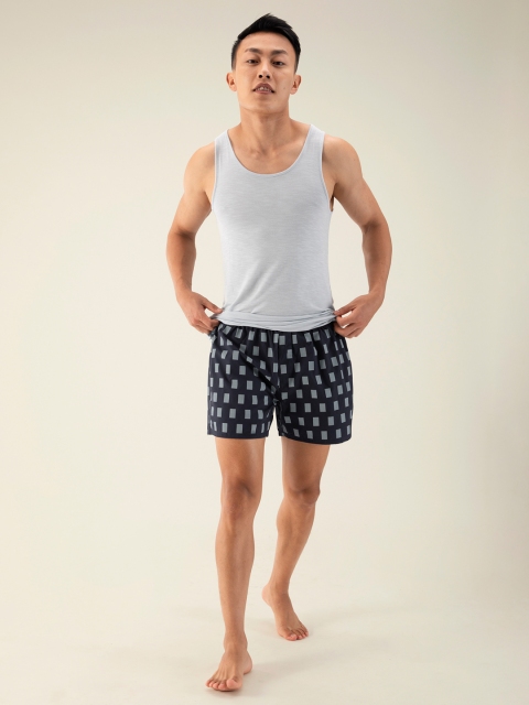 DAMENSCH Men Pack of 2 Assorted Ultra-Light Cotton Regular Fit Inner Boxer - Image 3