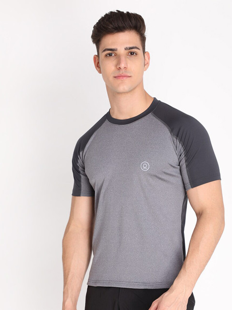 Chkokko Men Grey Training or Gym T-shirt - Image 4