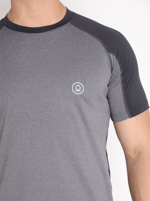 Chkokko Men Grey Training or Gym T-shirt - Image 2