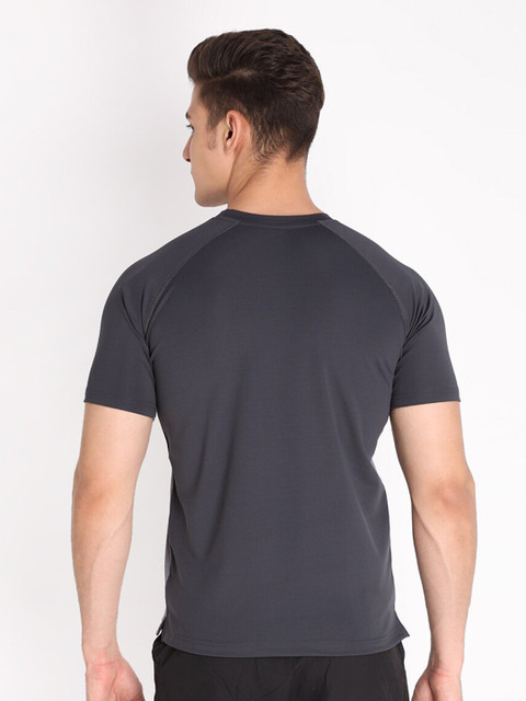Chkokko Men Grey Training or Gym T-shirt - Image 5