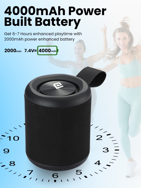 Portronics Black 20W Portable Bluetooth Speaker - Image 7