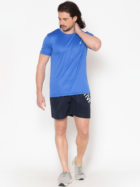 BODYACTIVE Men Navy Blue Sports Shorts - Image 5