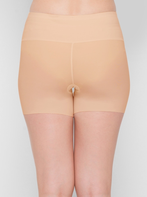 FashionRack Beige Solid Boy Shorts - Image 3