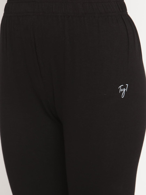 TAG 7 Women Black Ankle-Length Leggings - Image 6