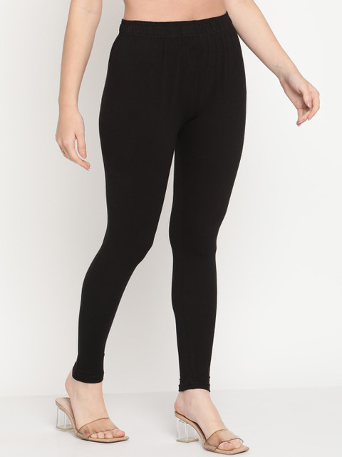 TAG 7 Women Black Ankle-Length Leggings - Image 2