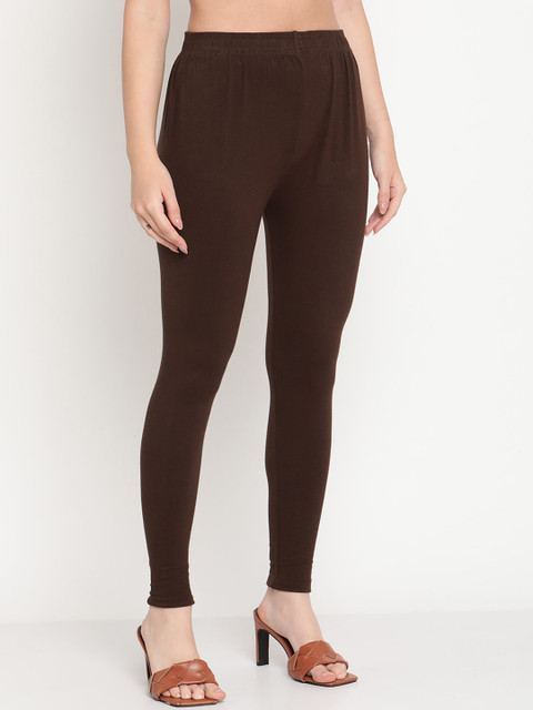 TAG 7 Women Brown Solid Ankle-Length Legging - Image 2