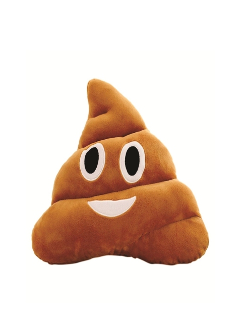 SKYLOFTS Brown Poop Cushion Pillow Stuffed Soft Toy - Image 2