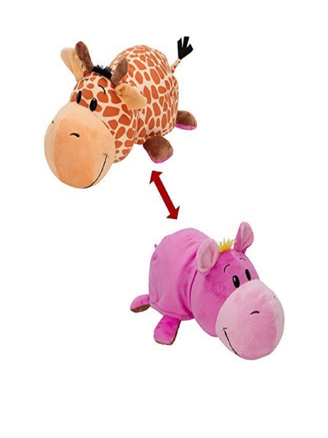 SKYLOFTS Pack of 2 Kids Purple & Yellow Soft Toys - Image 2