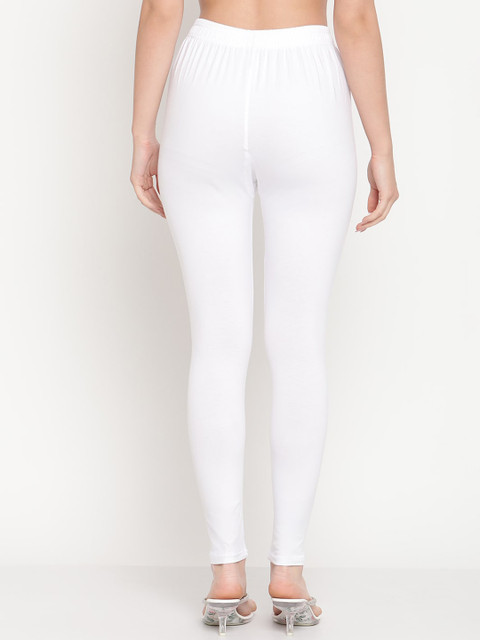 TAG 7 Women Pack Of 2 Solid Ankle-Length Leggings - Image 3