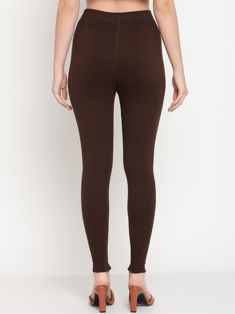 TAG 7 Women Pack Of 2 Solid Ankle-Length Leggings - Image 3