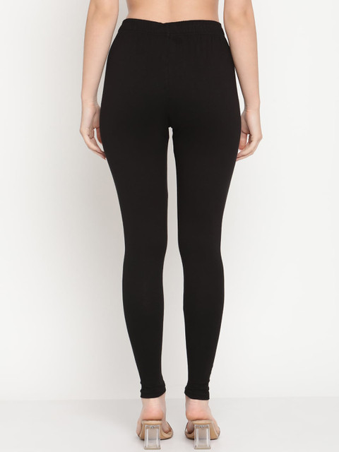 TAG 7 Women Pack Of 2 Solid Ankle-Length Leggings - Image 4