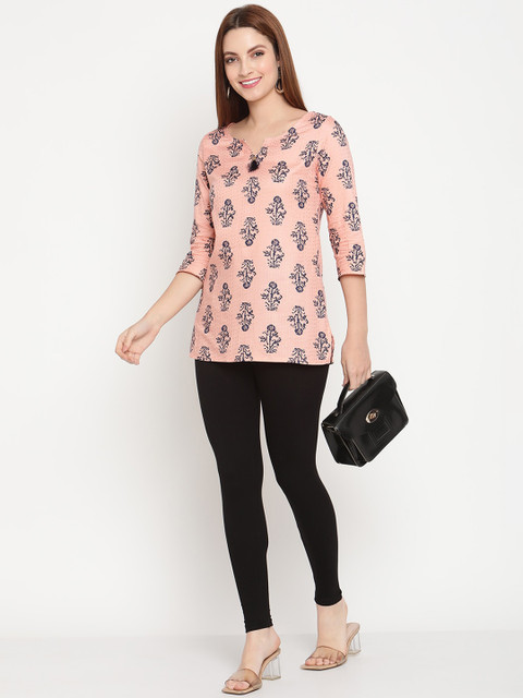 TAG 7 Women Pack Of 2 Solid Ankle-Length Leggings - Image 5