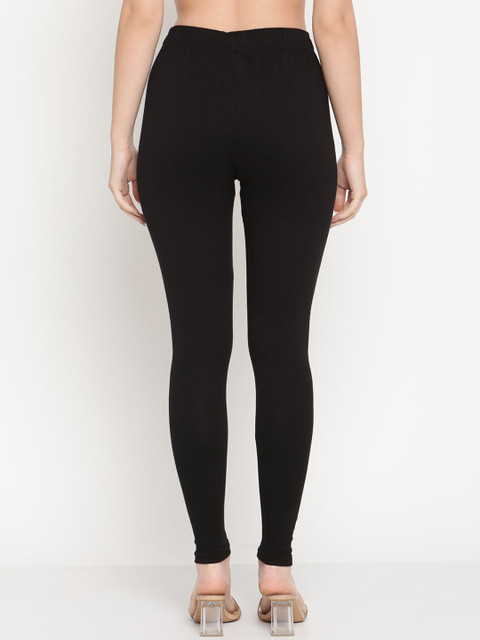 TAG 7 Women Pack Of 2 Solid Ankle-Length Leggings - Image 4