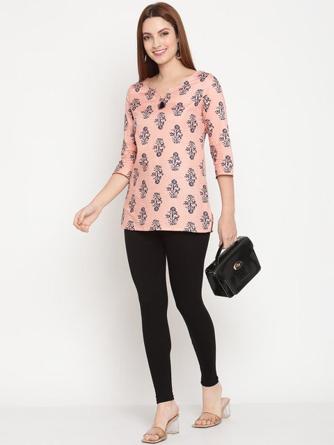 TAG 7 Women Pack Of 2 Solid Ankle-Length Leggings - Image 5