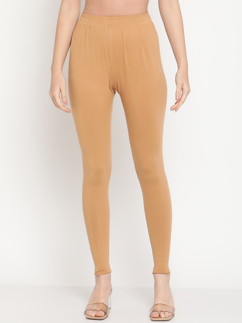 TAG 7 Women Pack Of 2 Solid Comfort-Fit Ankle-Length Leggings - Image 2