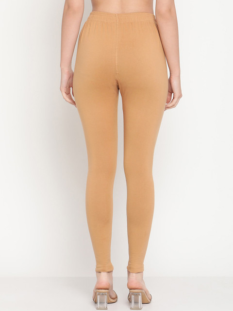 TAG 7 Women Pack Of 2 Solid Comfort-Fit Ankle-Length Leggings - Image 3