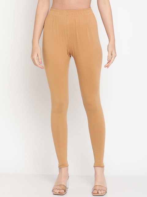 TAG 7 Women Pack Of 2 Solid Comfort-Fit Ankle-Length Leggings - Image 2