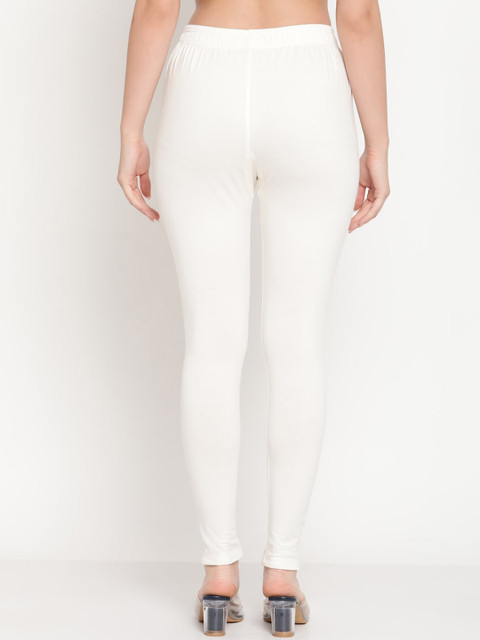TAG 7 Women Pack Of 2 Solid Comfort-Fit Ankle-Length Leggings - Image 4